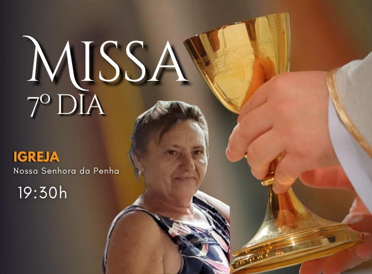 Missa de 7º Dia em Memória de Elena Scharava Será Celebrada na Igreja Nossa Senhora da Penha