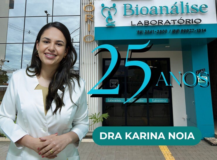 Dra. Karina Noia, faz parte da Equipe Bioanálise!