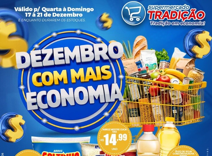 🔥🔥🛒🛒 Final de semana econômico no Supermercado Tradição🔥🔥🛒🛒