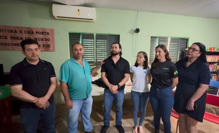 Vereador Negão Monteiro acompanha o Projeto PUFV, iniciativa dos alunos para o reflorestamento do Rio Tinguí