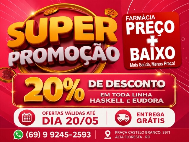 🔥 Super Promoção na Farmácia Preço + Baixo 🔥