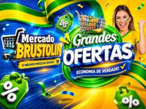 Grandes ofertas de encher o carrinho no Mercado Brustolin, válidas para está sexta e sábado!