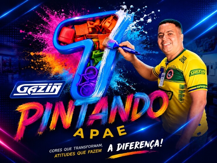 Pintando o Sete Gazin: Campanha solidária mobiliza Alta Floresta em prol da APAE